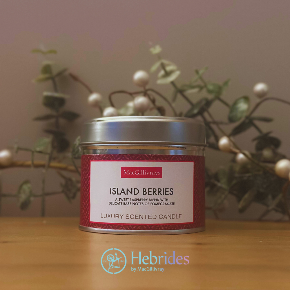 Island berries - Hebrides by MacGillivray custom candle tin