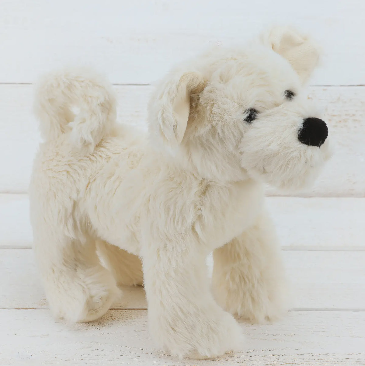 Cream Puppy Dog - 20cm