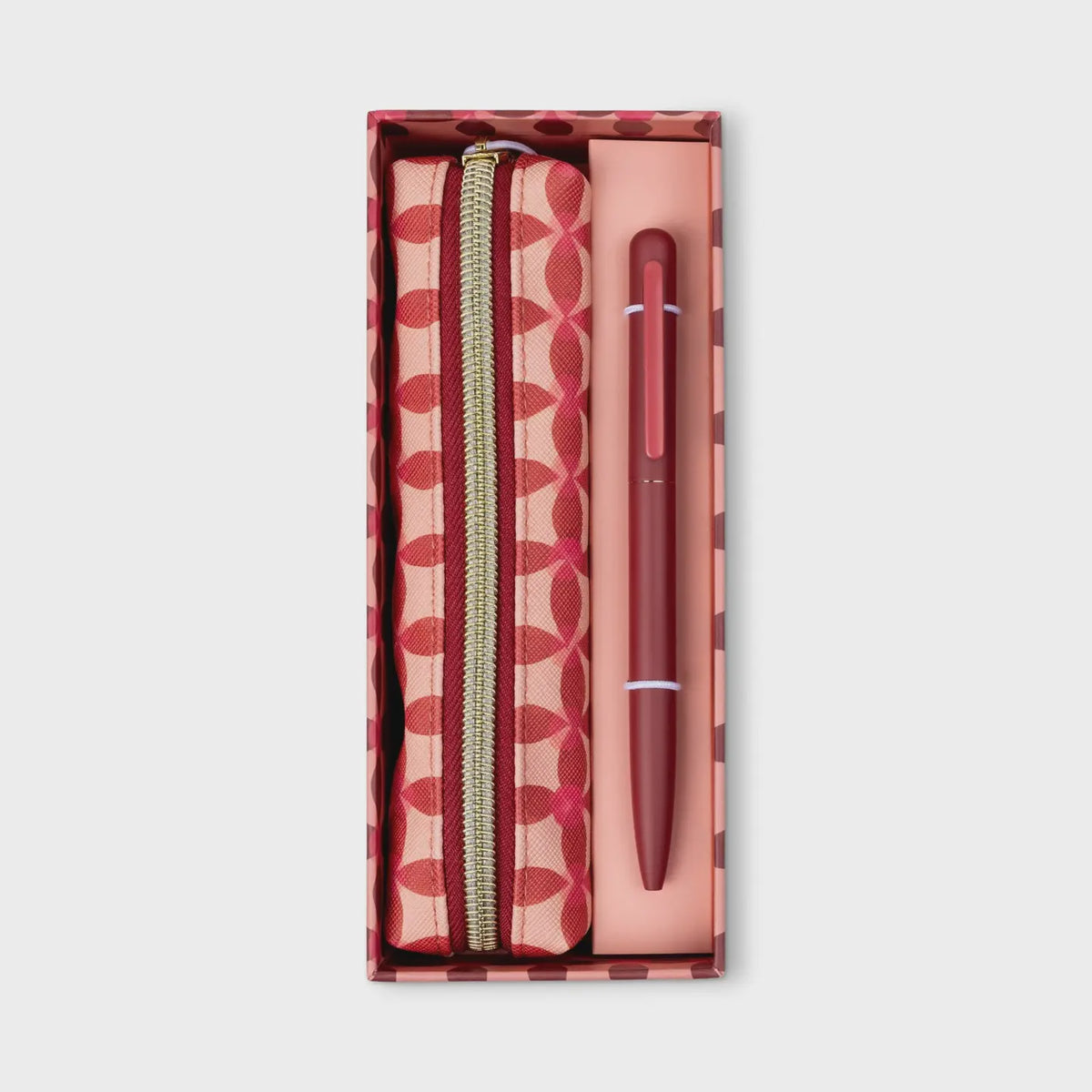 Designworks Ink Pen & Pouch Set - Pinwheel Pink