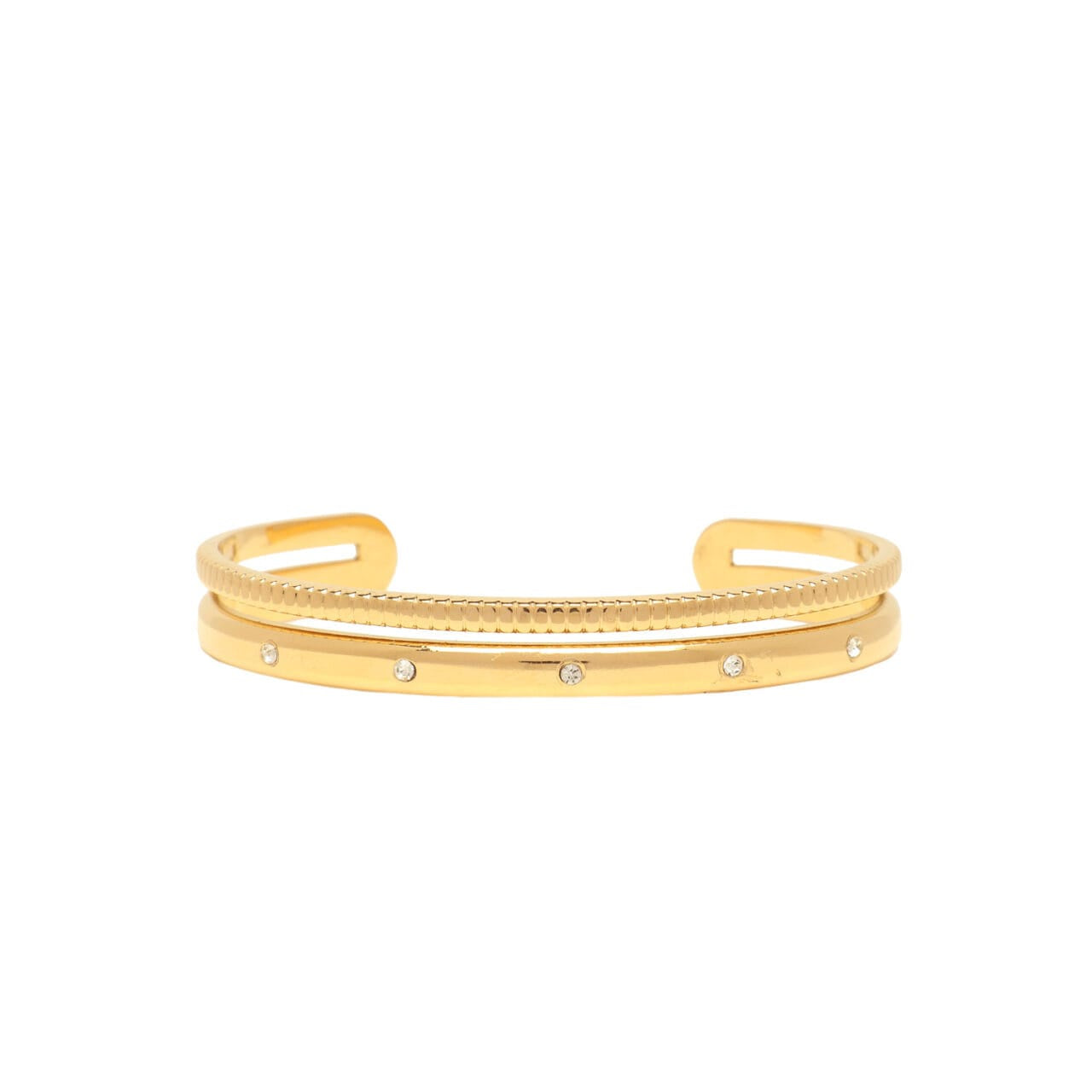 Bangle Waterproof Double Layer Gold