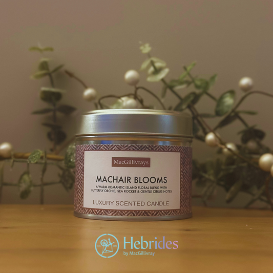 Machair blooms - Hebrides by MacGillivray custom candle tin