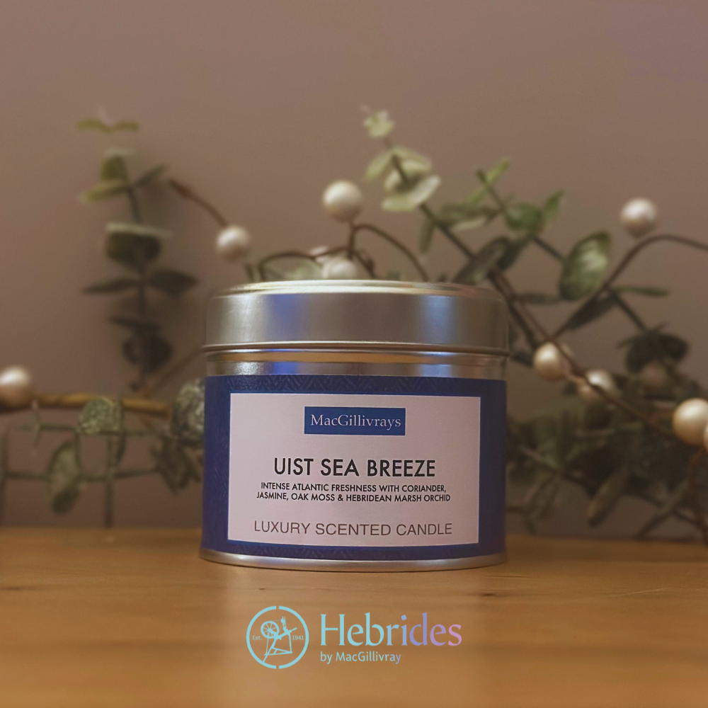 Uist sea breeze - Hebrides by MacGillivray custom candle tin
