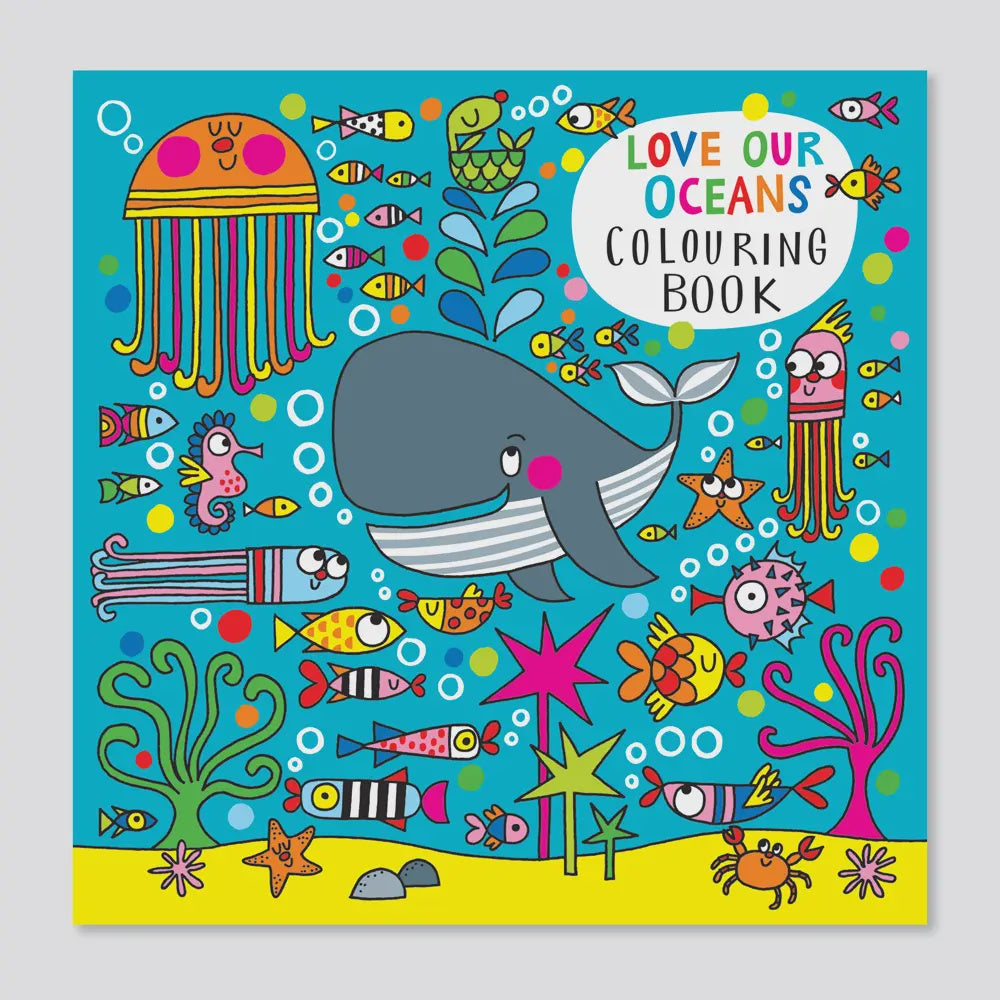 Oceans colouring book