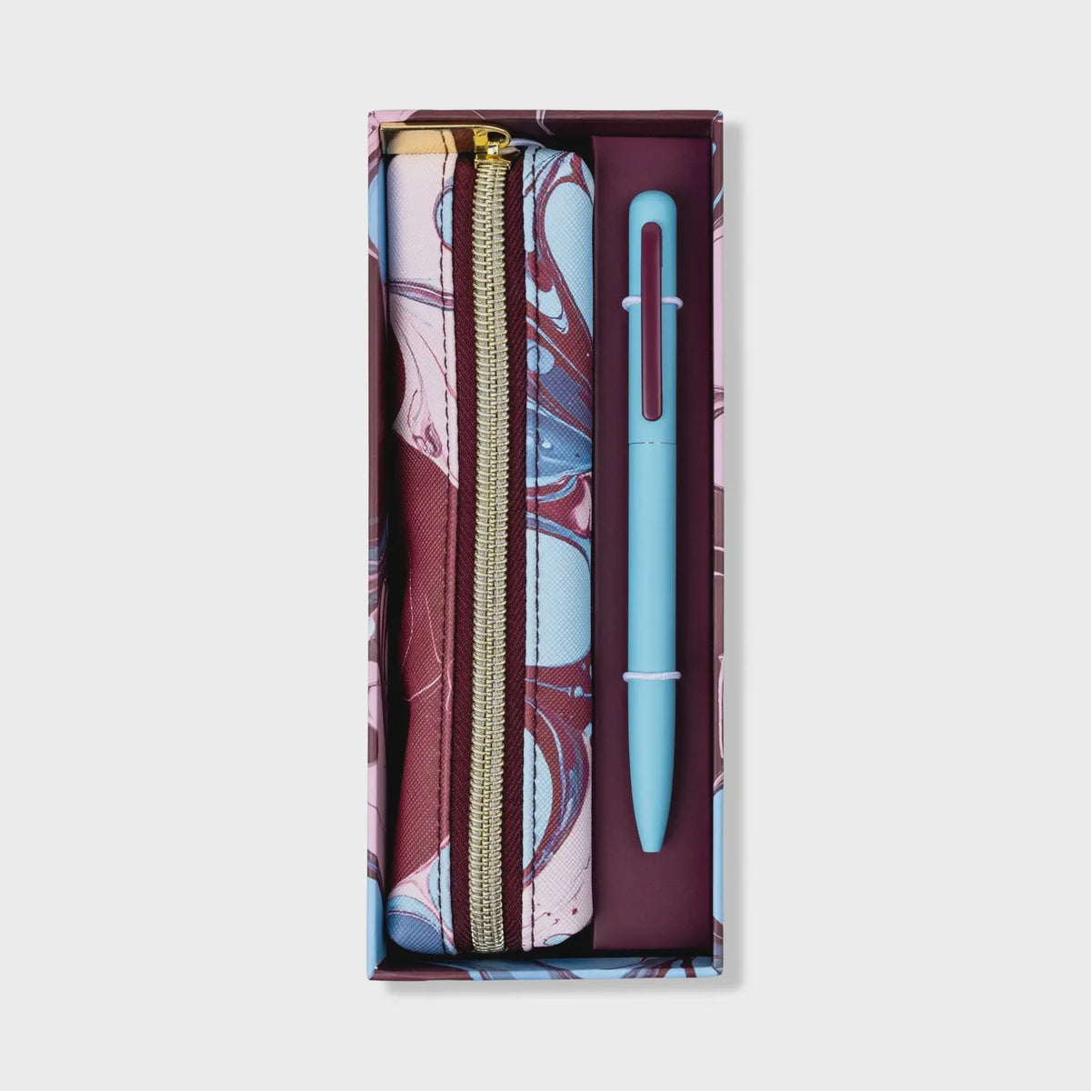 Designworks Ink Pen & Pouch Set - Marble