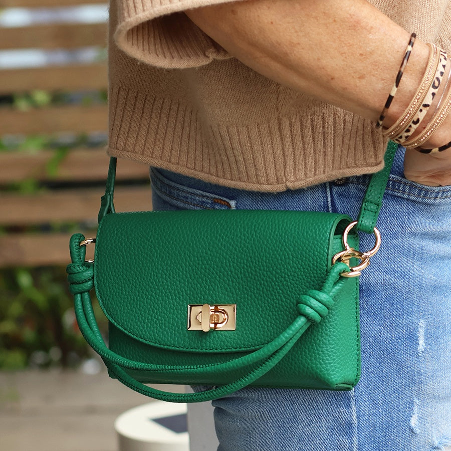 Deep green multiway phone/mini bag