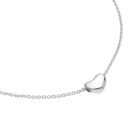 Gaol / Love heart slider necklace