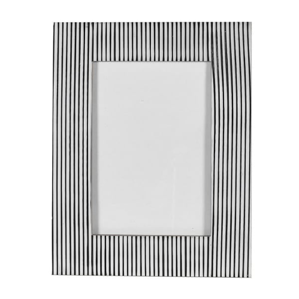 Mono stripe photo frame