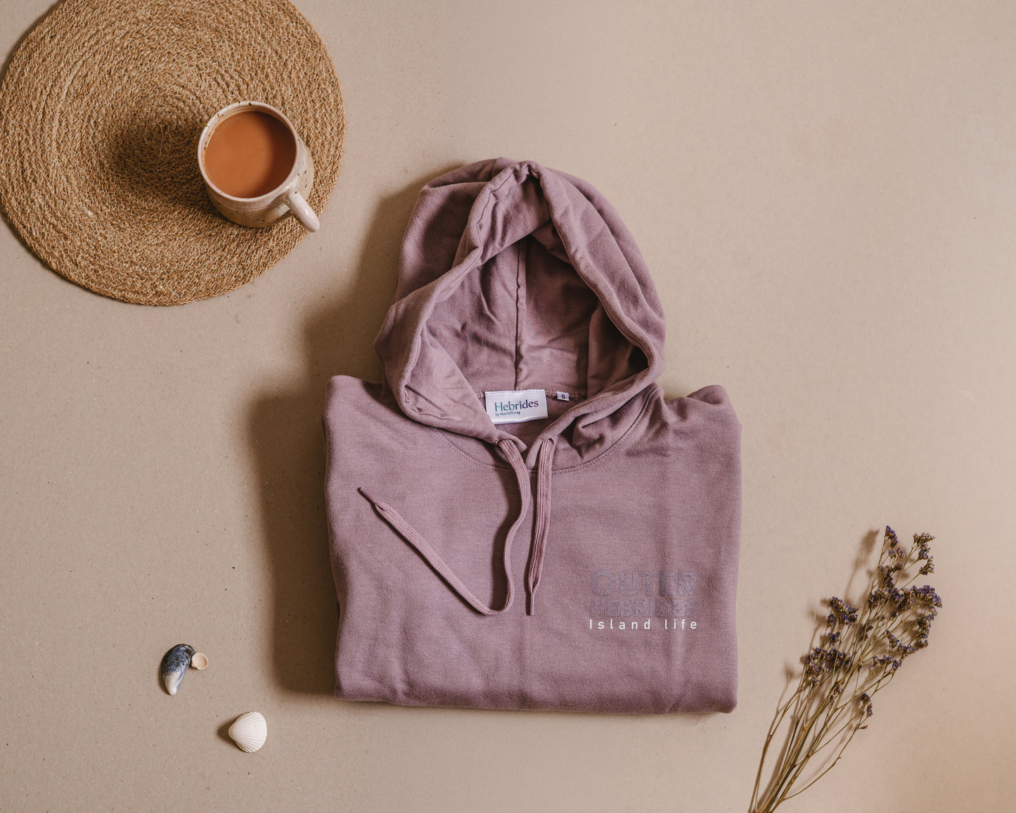 Island life hoodie - Heather