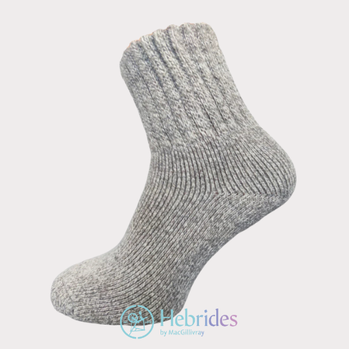 Light grey wool blend socks size 7-11