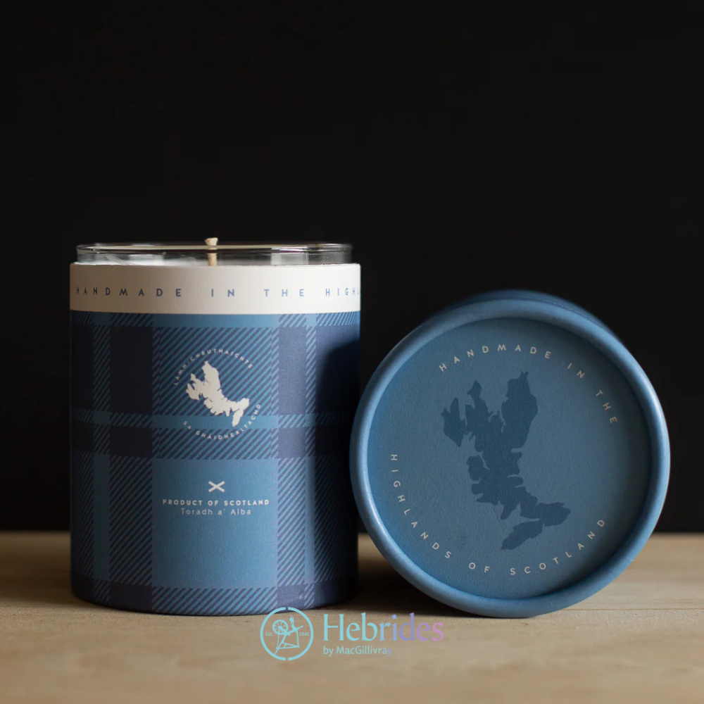 Scottish bluebell large candle