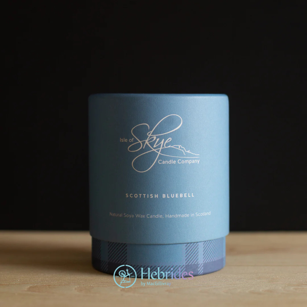 Scottish bluebell large candle