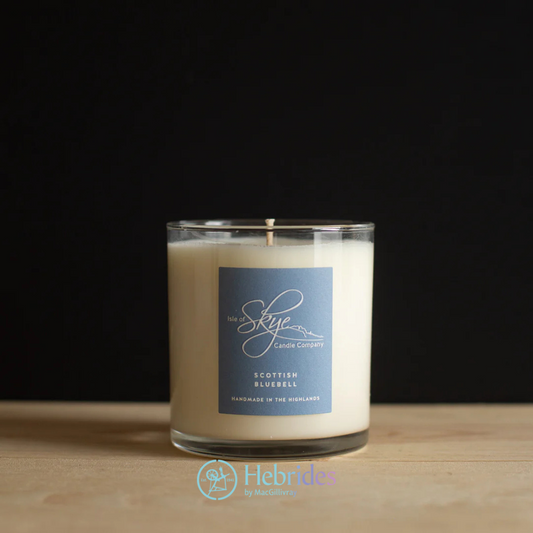 Scottish bluebell large candle
