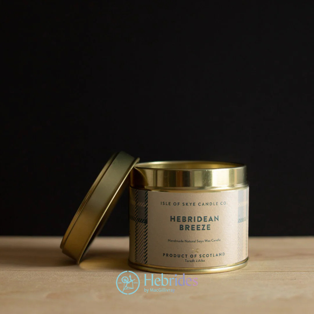 Hebridean breeze travel tin candle