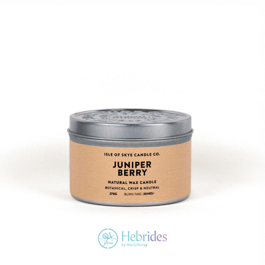 Juniper candle tin
