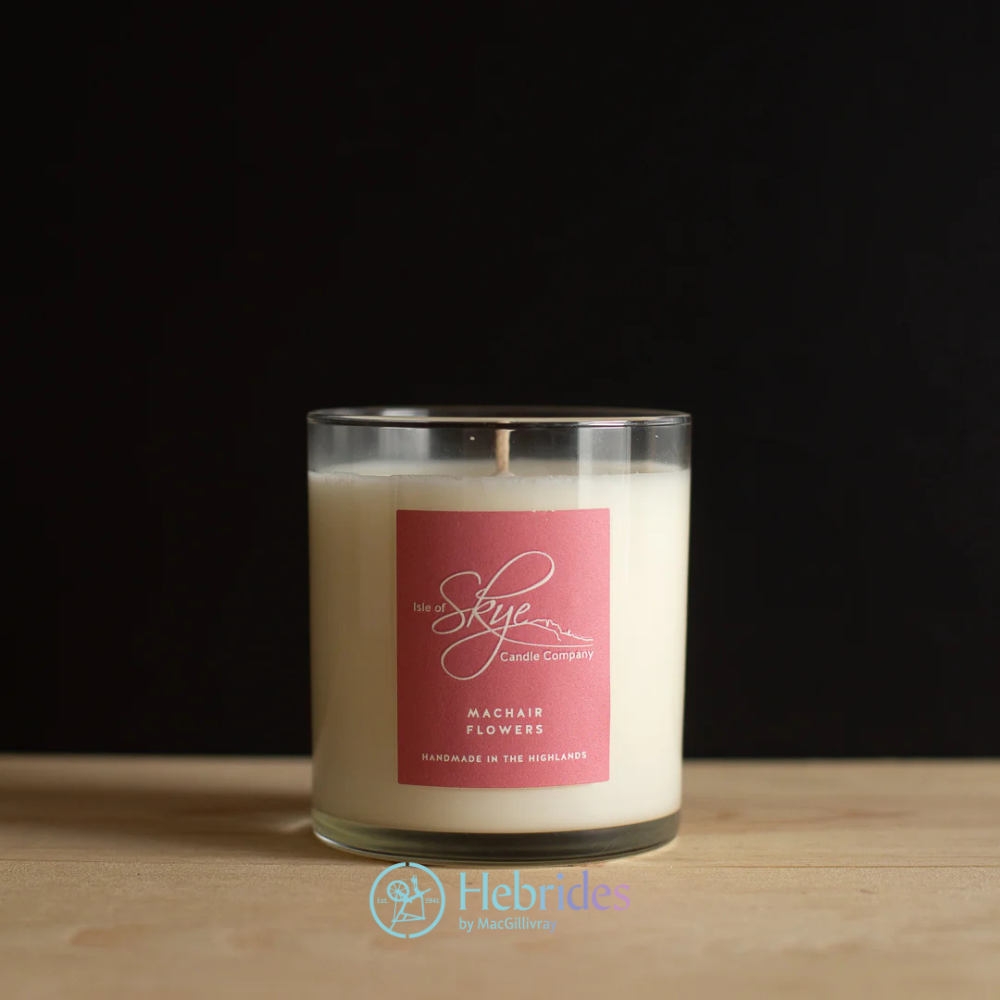Machair flowers large candle