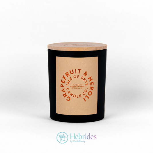 Grapefruit and Neroli black tumbler candle