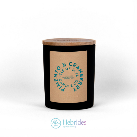 Pimento and Cranberry Black Tumbler Candle