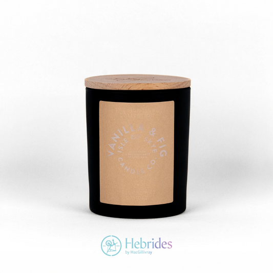Vanilla and Fig Black Tumbler Candle