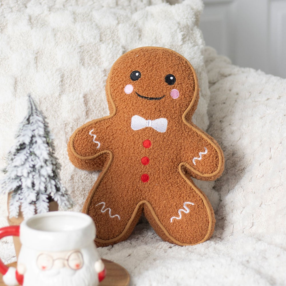 Gingerbread man cushion