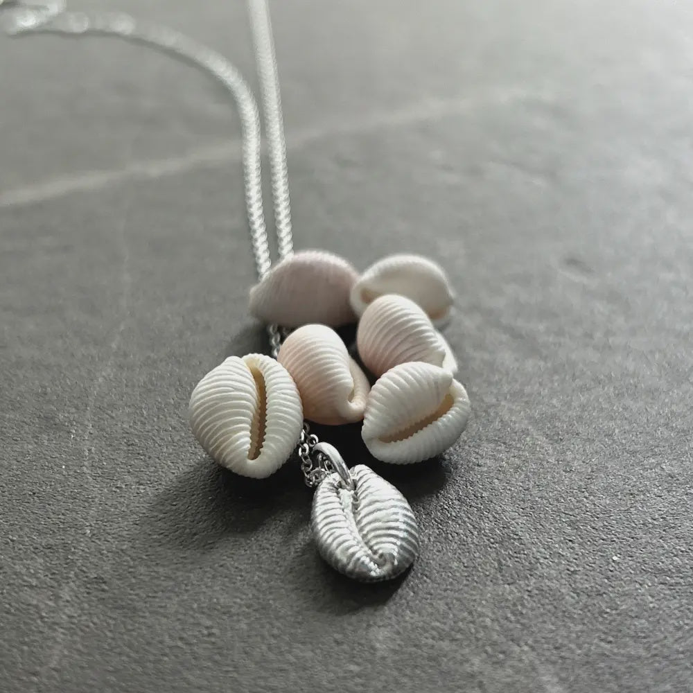 Handmade in Scotland - Cowrie necklace