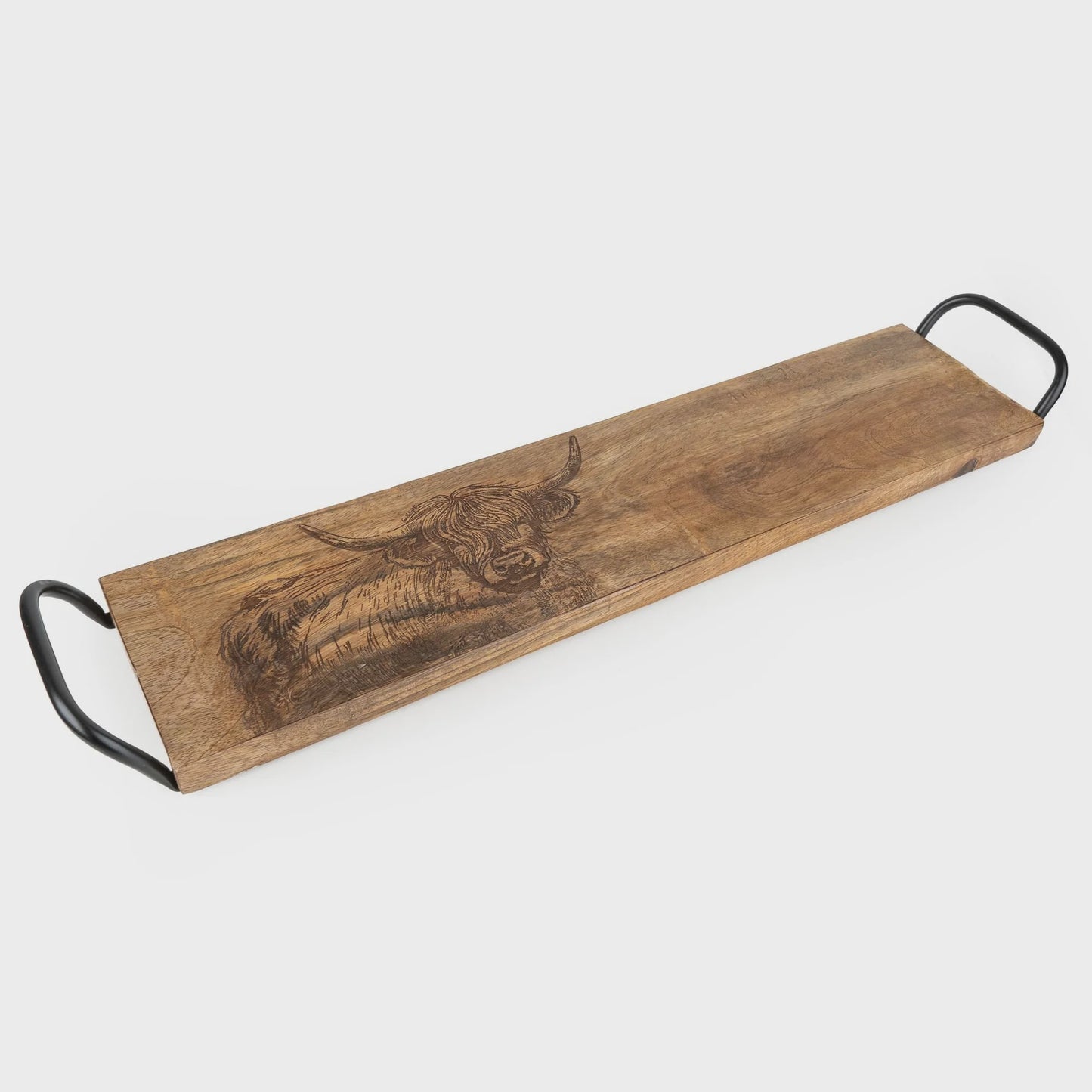Highland cow serving platter