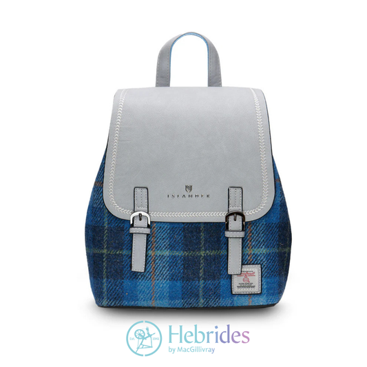 Blue Harris Tweed - Jura backpack