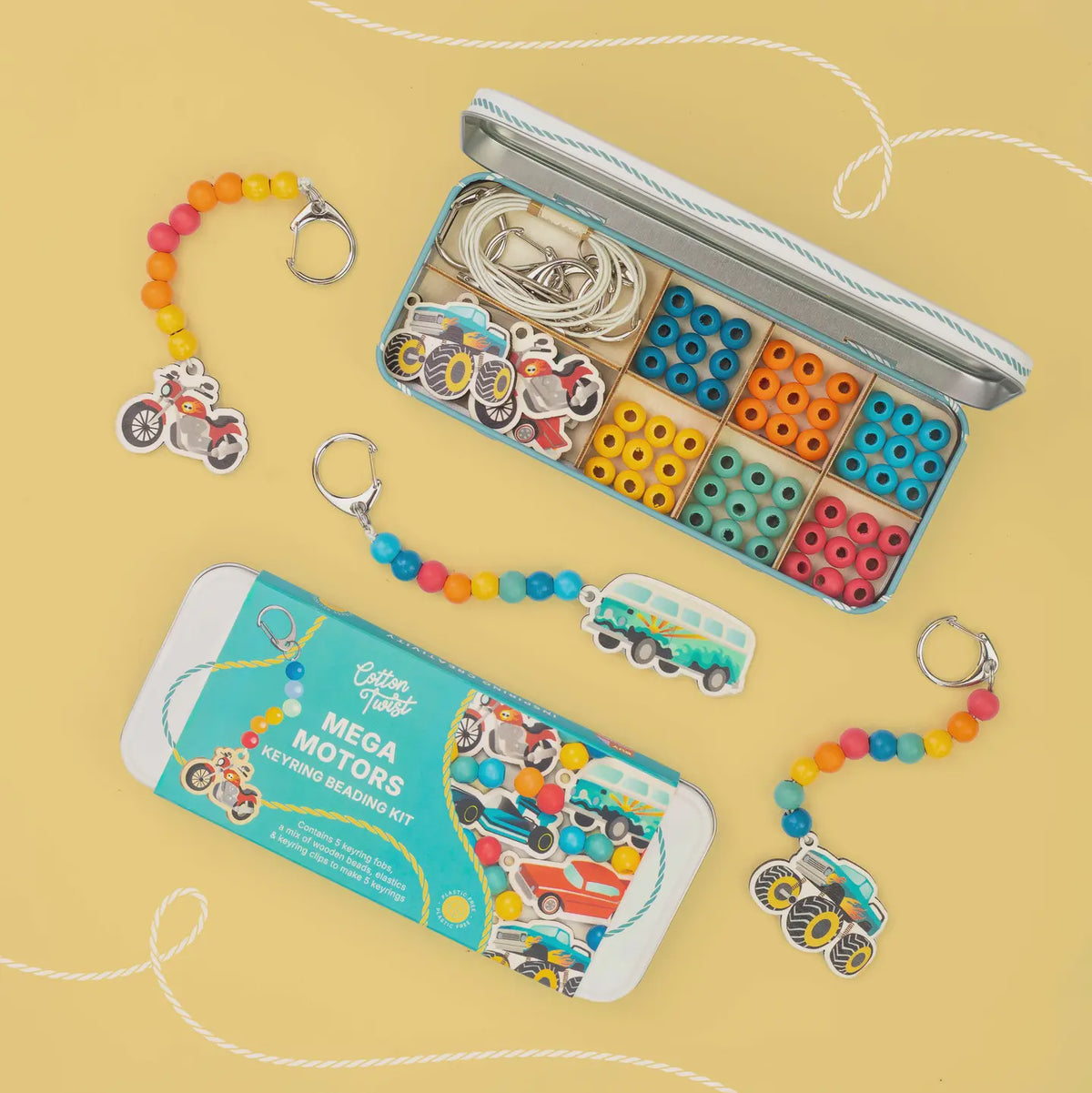 Mega motors keyring making kit