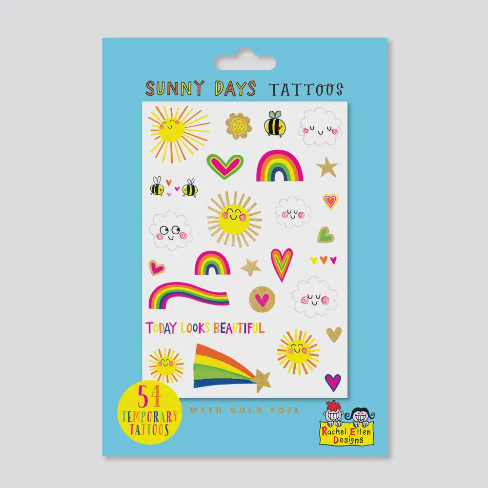 Sunny Days Temporary Tattoos