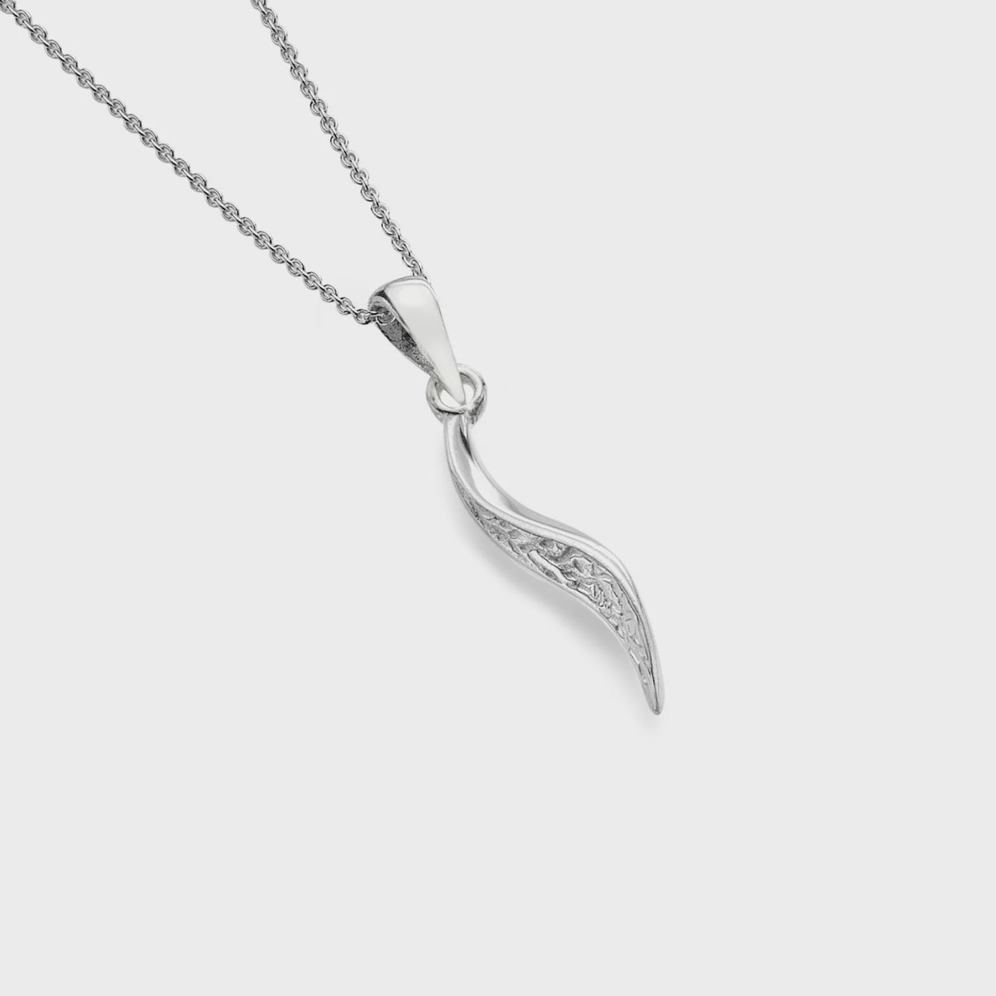 Organic wave sea necklace