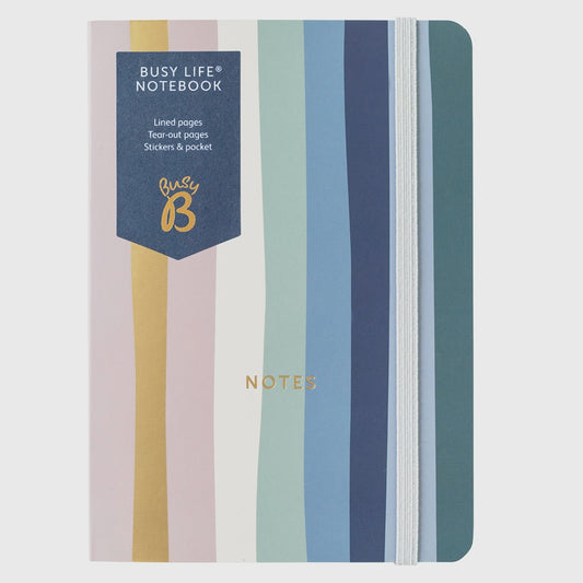 A6 Busy Life Notebook - Stripe - Compact - Undated Planners
