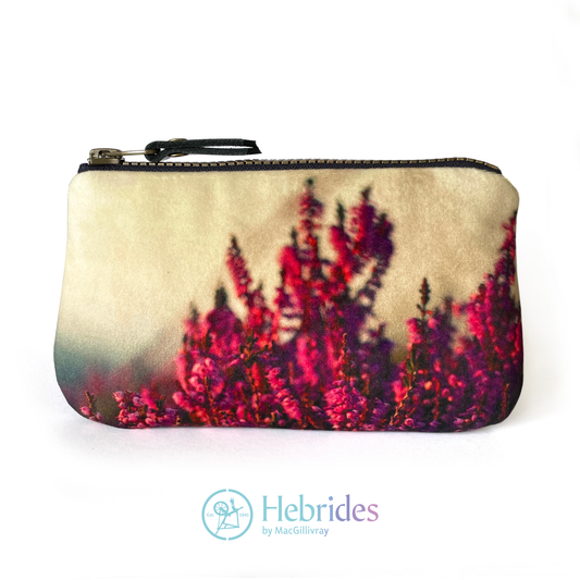 Heather velvet zipper