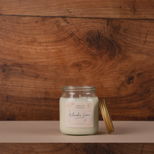 Nutcracker Creme Candle
