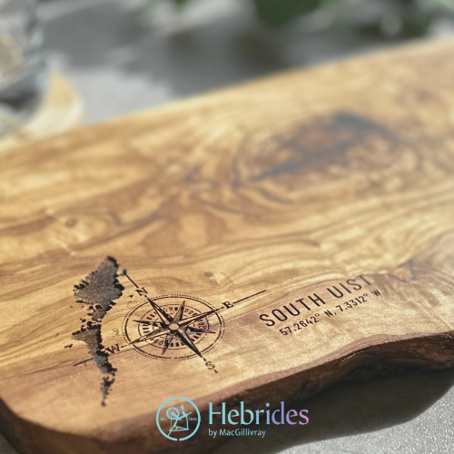 South Uist engraved chopping board - medium