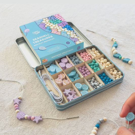 Seashell treasure bracelet making kit - Large