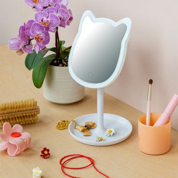 Light up vanity mirror - Cat