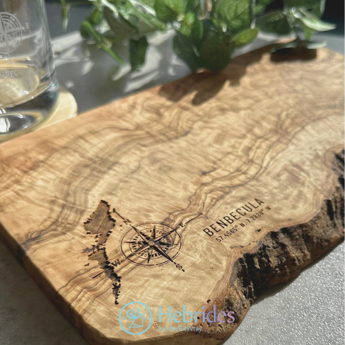 Benbecula engraved chopping board - medium