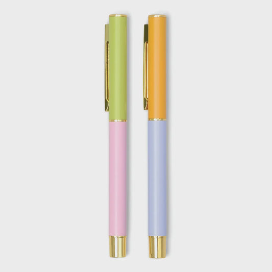 Colourblock Pens Lilac & Cornflower (set of 2)