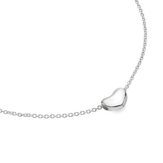 Gaol / Love heart slider necklace
