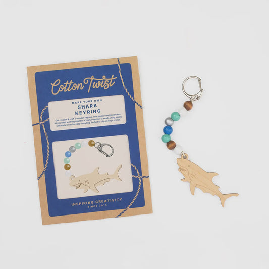 Make your own shark keyring