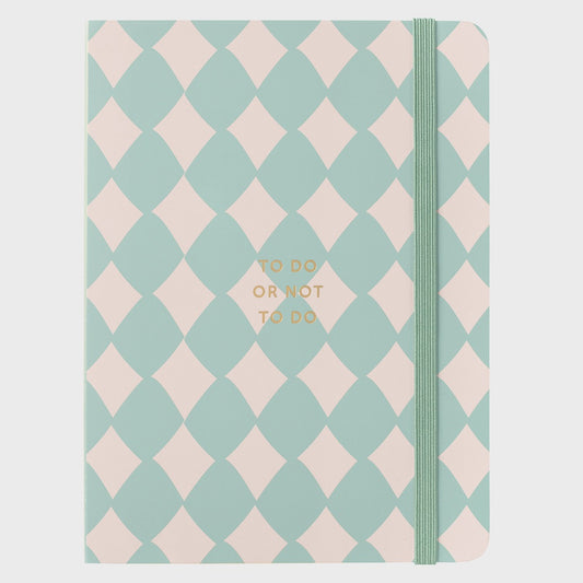 To Do Notes, Two Tear Off List Pads, Notebook, Harlequin