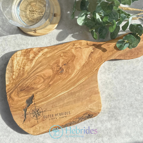 Outer Hebrides engraved paddle board