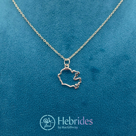 Island Map Jewellery - Necklace with Card