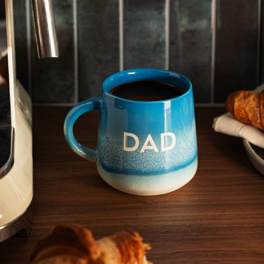 Dad blue stoneware mug