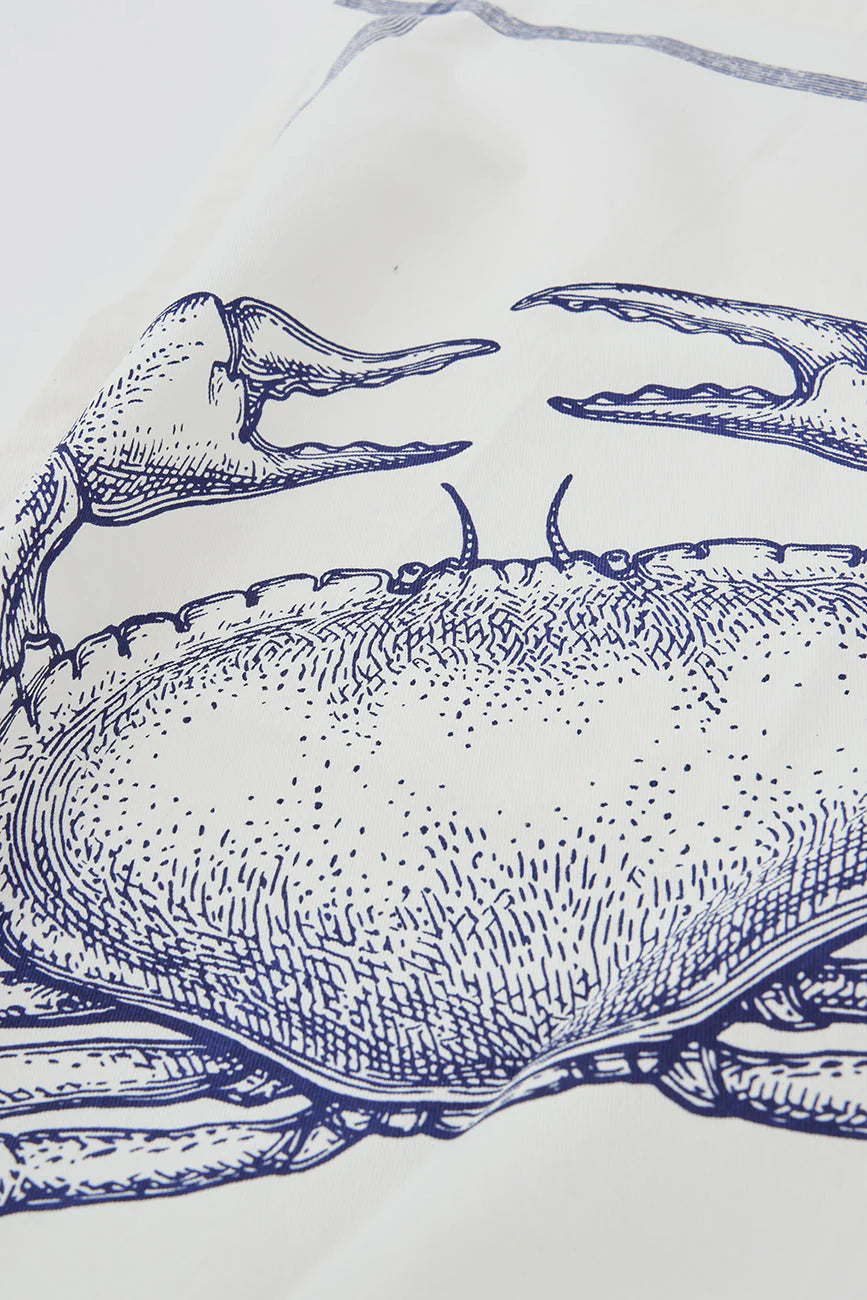 Crab tea towel