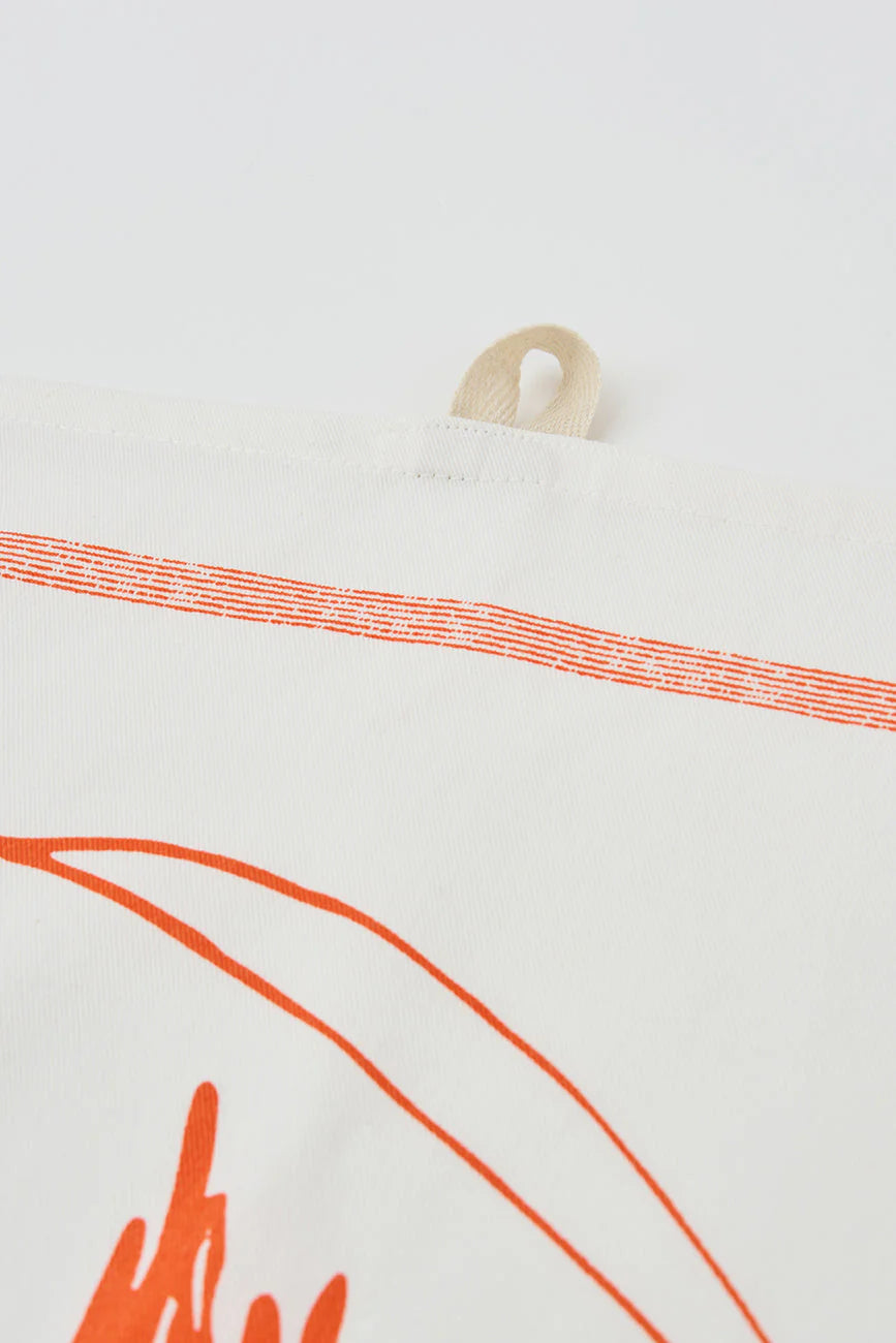 Prawn tea towel