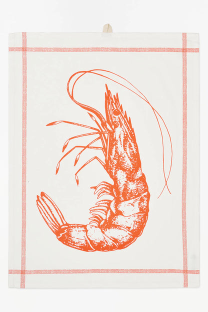Prawn tea towel