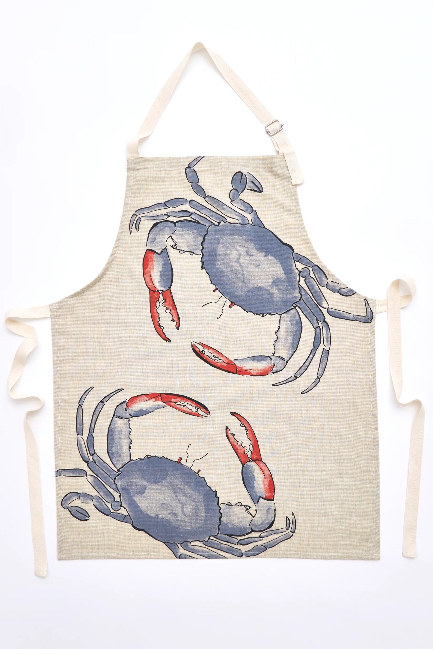 Crab motif apron