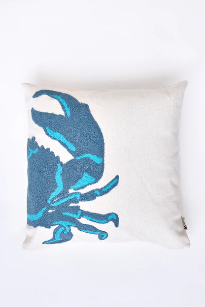 Pair of Crab Motif Cushions