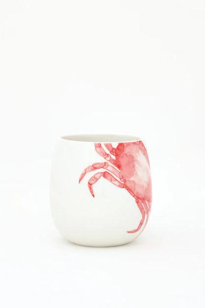 Mug with crab motif