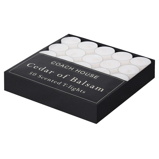 Set of 50 Cedar & Balsam T-Lights